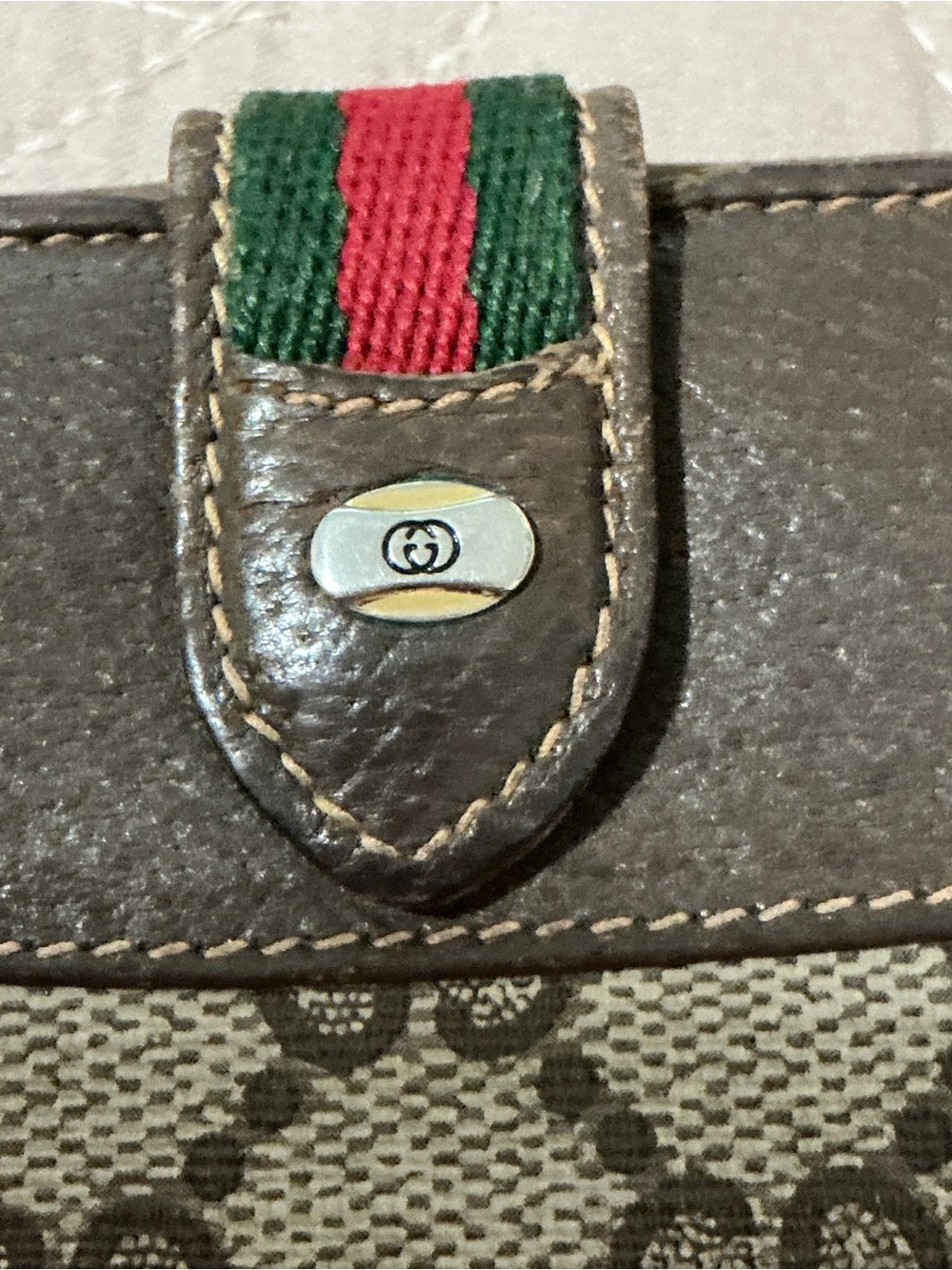 Authentic Vintage Gucci Brown Monogram Accessory Collection Wallet - Picture 3 of 15